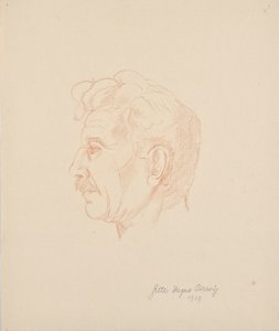 Portret van Franz Barwig de Oudere door Grete Wagner Barwig