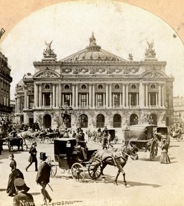 Grand Opera House, Parijs, eind 19e eeuw
