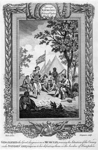 Koning Alfred de Grote, vermomd als muzikant..., 19e eeuw door Grignion