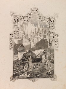 Frontispice voor novelle Tarantas De Tarantass door Vladimir Sollogub, 1845