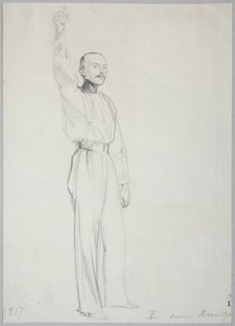 Portret van Graaf Ksawery Korczak-Branicki 1814-1879, ca. 1840 door Grigori Grigorevich Gagarin
