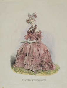 Portret van Gravin Dolly de Ficquelmont 1804-1863, 1831-1840 door Grigori Grigorevich Gagarin
