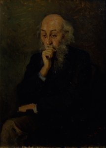 Portret van de kunstenaar Nikolai Ge 1831-1894
