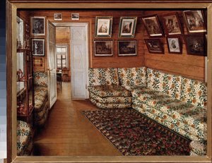 De wachtkamer van een landhuis
