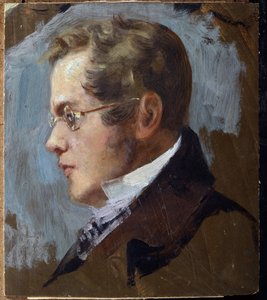 Portret van de dichter prins Piotr Andreievitch Viazemski (1792-1878) door Grigoriy Myasoyedov