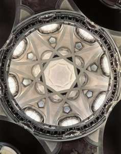 De koepel van de Chiesa di San Lorenzo dei Teatini, Turijn door Guarino Guarini