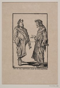 Alexander en Diogenes door Gudmund Hentze