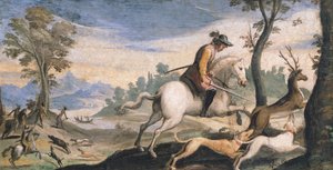 Jacht op herten en wilde zwijnen