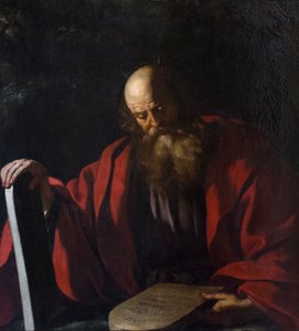 Mozes met de tafelen van de wet