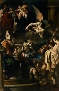 Sint Willem van Aquitanië ontvangt de pij