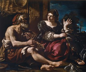 Erminia en de herder, ca. 1619