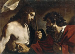 De Ongeloof van Sint Thomas door Guercino
