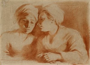 Twee zittende vrouwen
