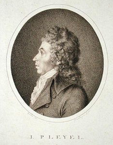 Ignaz Joseph Pleyel (1757-1831) gegraveerd door F.W. Nettling door Guerin (after)