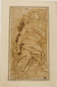 Gedrapeerd vrouwelijk figuur