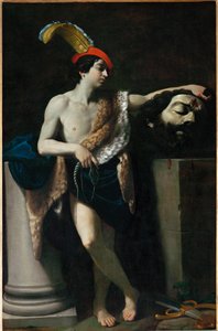 David met het hoofd van Goliath ...