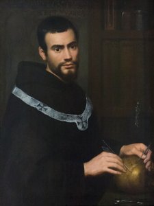 Portret van een jonge monnik door Guido Cagnacci