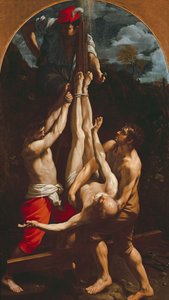 Kruisiging van Sint-Petrus door Guido Reni