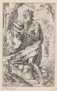 De heilige Hieronymus in de wildernis