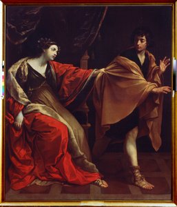 Jozef en de vrouw van Potifar door Guido Reni