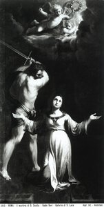 Martelaarschap van Sint Cecilia, c.1603 door Guido Reni