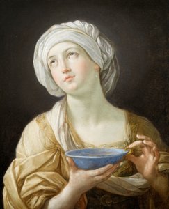 Portret van een vrouw, 1638-39 door Guido Reni