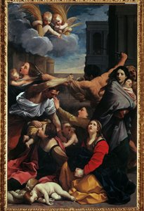 De kindermoord door Guido Reni