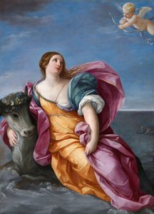 De verkrachting van Europa, 1637-1639 door Guido Reni