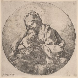 Maagd en Kind door Guido Reni