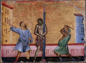 De Geseling van Christus, ca. 1280 door Guido da Siena