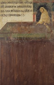 Don Bartolomeo, een cisterciënzer monnik van San-Galgano