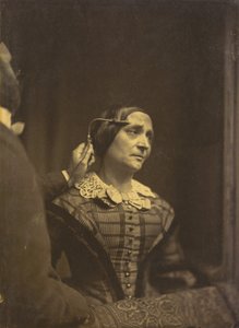 Aandacht, aandachtige blik (links); Pijnlijke aandacht (rechts),1854-1856, gedrukt 1862 (foto)
