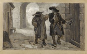 Han van IJsland aan boord van baron Wœthaün, ca. 1889 (olieverf op doek) door Guillaume Albert Demarest