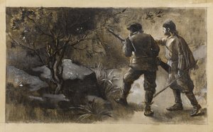 Kennybol en Guldon Stayper, ca. 1889 (olieverf op doek) door Guillaume Albert Demarest