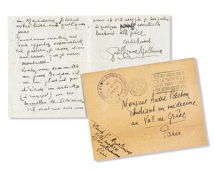 Brief aan Andre Breton door Guillaume Apollinaire
