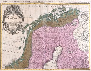 Noord-Noorwegen, Zweden, Finland door Guillaume Delisle