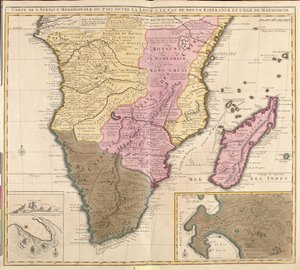 Zuid-Gabon, groot deel van Republiek Congo (uitgezonderd noorden), groot deel van Democratische Republiek Congo (uitgezonderd noorden), groot deel van Oeganda (uitgezonderd noorden), groot deel van Kenia (uitgezonderd noorden), Zuid-Somalië, Rwanda, Burund