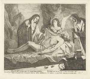Graflegging van Christus door Guillaume Duvivier