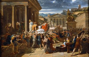 De dood van Caesar, 44 v.Chr., ca. 1780-1832