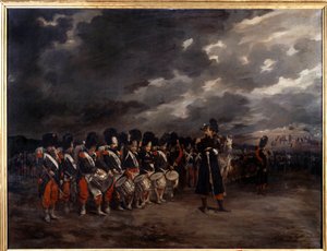 Een trommel van de Keizerlijke Garde door Guillaume Regamey
