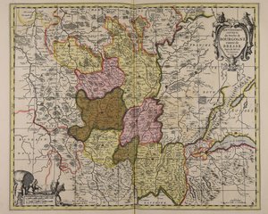 Algemeen bestuur van het hertogdom Bourgondië graafschap Bresse land van Buge Valromey en Gex amp;c. door Guillaume Sanson