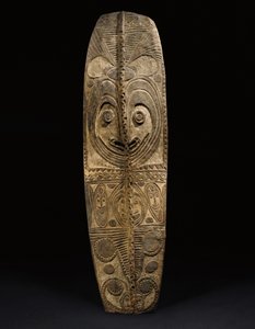 Ovale East Sepik schild, Wogamusin of April River