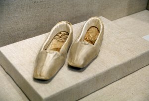 Paar schoenen (van koningin Victoria 1819-1901)