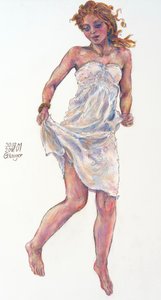 Portret van een vrouw, Ontwaken van de lente