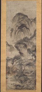 Water Paviljoen van Twin Pines door Guo Xi