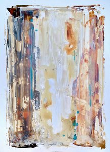 Aards blauwgroen, abstract