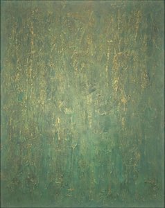 Groene gouden glans