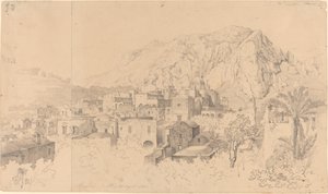 Gezicht op Capri door Gustaf Wilhelm Palm