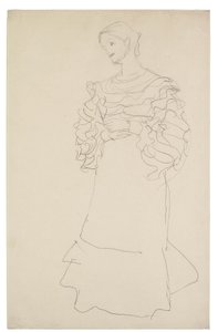 Portret Magda Mautner-Markhof studie