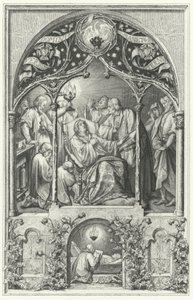 De dood van Maarten Luther door Gustav Ferdinand Leopold Konig